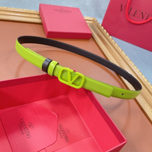 [VALENTINO-발렌티노] 브이로그 양면 송아지 가죽 벨트