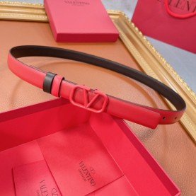 [VALENTINO-발렌티노] 브이로그 양면 송아지 가죽 벨트