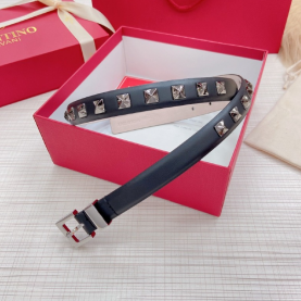 [VALENTINO-발렌티노] 가죽 스터드 벨트