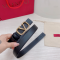 [VALENTINO-발렌티노] 브이로그 유광 송아지 가죽 벨트