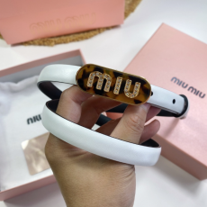[MIUMIU-미우미우] 가죽벨트