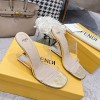 펜디 FENDI 여성 웨지힐 샌들