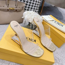 펜디 FENDI 여성 웨지힐 샌들