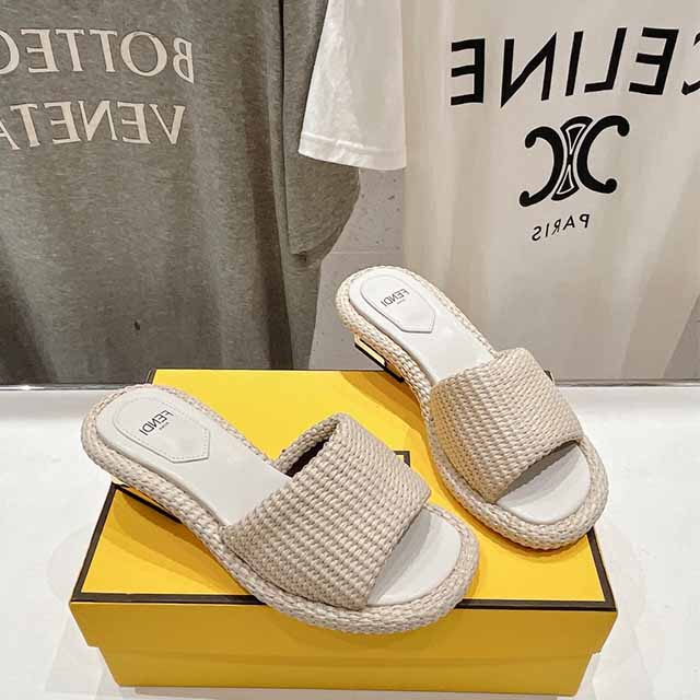 펜디 FENDI 여성 슬리퍼