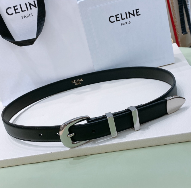 [CELINE-셀린느] 미듐 웨스턴 벨트