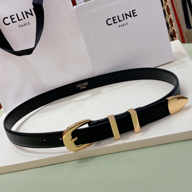 [CELINE-셀린느] 미듐 웨스턴 벨트