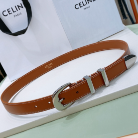 [CELINE-셀린느] 미듐 웨스턴 벨트