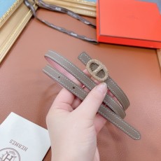 [HERMES-에르메스] Maillon H 버클 양면 가죽 벨트
