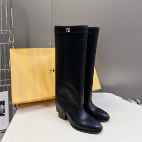 펜디 FENDI 여성 니 하이 부츠