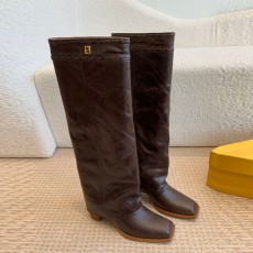 펜디 FENDI 여성 니 하이 부츠