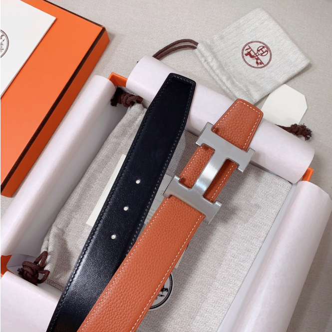 [HERMES-에르메스] 양면 가죽 벨트