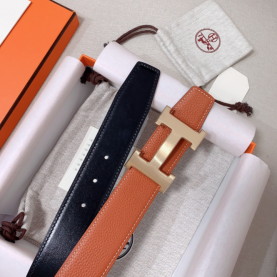 [HERMES-에르메스] 양면 가죽 벨트