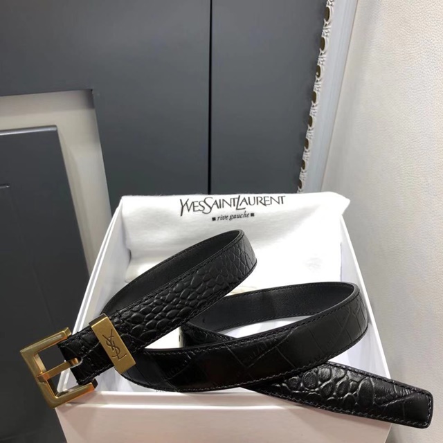 [SAINT LAURENT-생로랑] 가죽벨트