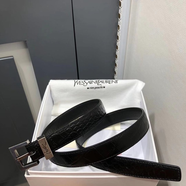[SAINT LAURENT-생로랑] 가죽벨트