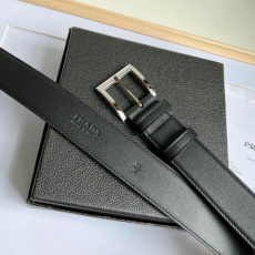 [PRADA-프라다] 사피아노 가죽벨트