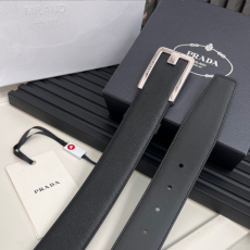 [PRADA-프라다] 사피아노 가죽벨트