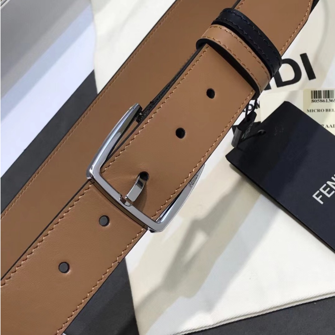 [FENDI-펜디] 로고 레터링 프린트 벨트