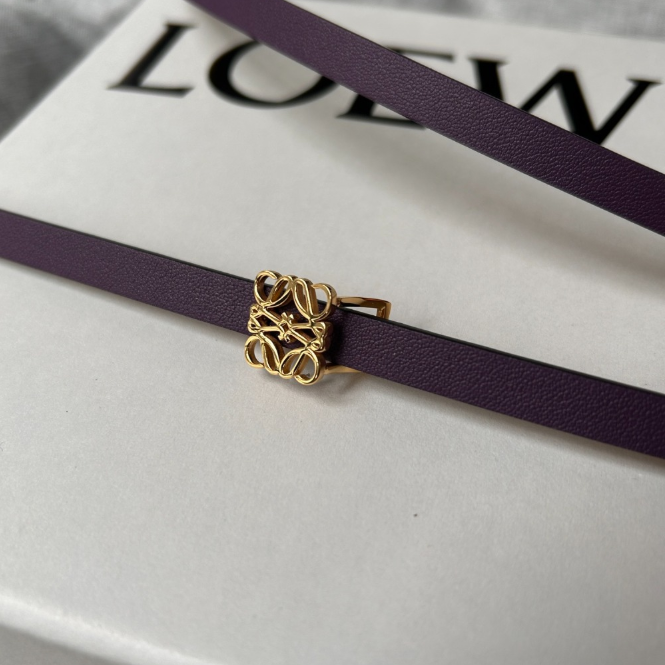[LOEWE-로에베] 스무스 송아지 양면 가죽벨트