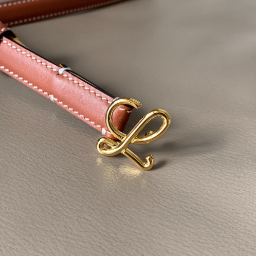 [LOEWE-로에베] 로고 가죽벨트