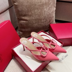 발렌티노 VALENTINO 여성 V-RING 뮬 힐