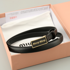 [MIUMIU-미우미우] 가죽 벨트