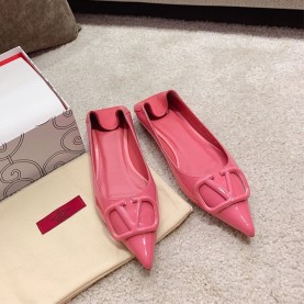 발렌티노 VALENTINO 여성 V-RING  플랫슈즈