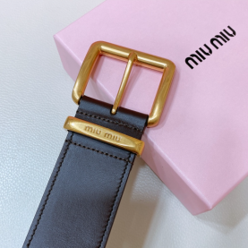 [MIUMIU-미우미우] 가죽벨트