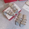 발렌티노 VALENTINO 여성 락스터드 뮬 힐