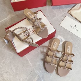 발렌티노 VALENTINO 여성 락스터드 뮬 힐