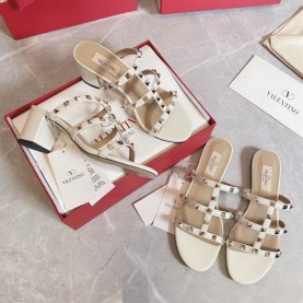 발렌티노 VALENTINO 여성 락스터드 뮬 힐