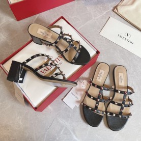 발렌티노 VALENTINO 여성 락스터드 뮬 힐