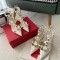 발렌티노 VALENTINO 로만 스터드 앵클렛 레더 슬링백