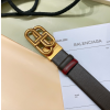 [BALENCIAGA-발렌시아가] BB 리버서블 가죽 벨트