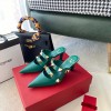 발렌티노 VALENTINO 로만 스터드 뮬 힐
