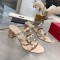 발렌티노 VALENTINO 락스터드 뮬 힐