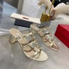 발렌티노 VALENTINO 락스터드 물 힐