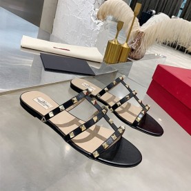 발렌티노 VALENTINO 여성 락스터드 슬리퍼