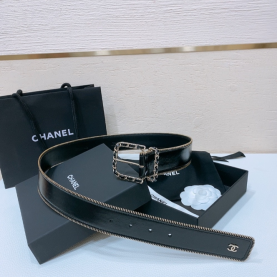 [CHANEL-샤넬] 로고 벨트