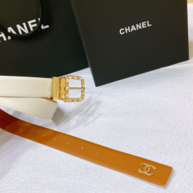 [CHANEL-샤넬] CC 로고 리버시블 벨트