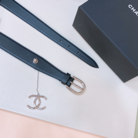 [CHANEL-샤넬] CC 로고핀 버클 벨트