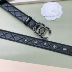 [CHANEL-샤넬] CC 로고 벨트