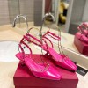 발렌티노 VALENTINO 락 스터드 스트렙 슬링백