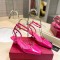발렌티노 VALENTINO 락 스터드 스트렙 슬링백