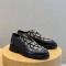 발렌티노 VALENTINO 남성  트왈 이코노그라프 TR 패브릭  더비 슈즈