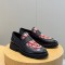발렌티노 VALENTINO 남성 트왈 이코노그라프 테크니컬 패브릭 더비 슈즈