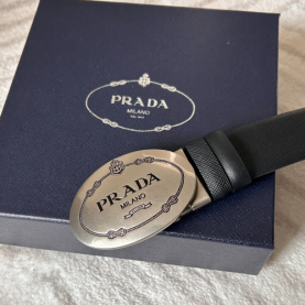 [PRADA-프라다] 사피아노 가죽 벨트