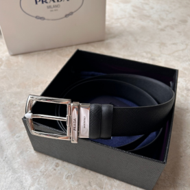 [PRADA-프라다] 사피아노 가죽 벨트