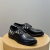 발렌티노 VALENTINO 남성 트왈 이코노그라프 테크니컬 패브릭 더비 슈즈