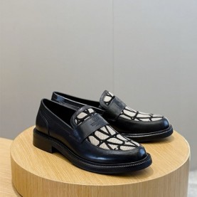 발렌티노 VALENTINO 남성 트왈 이코노그라프 테크니컬 패브릭 로퍼