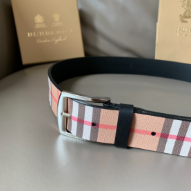 [BURBERRY-버버리] 양면 체크 벨트